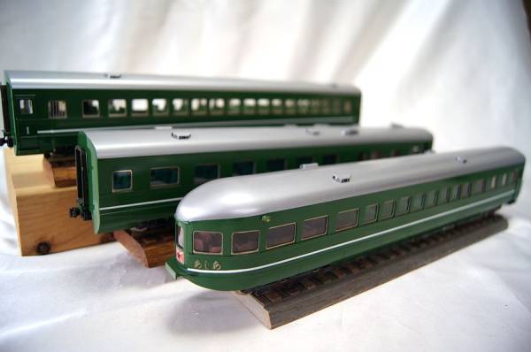 昭和57年 カツミ模型 特急あじあ号 3車輌 南満州鉄道 元箱付 HO(機関