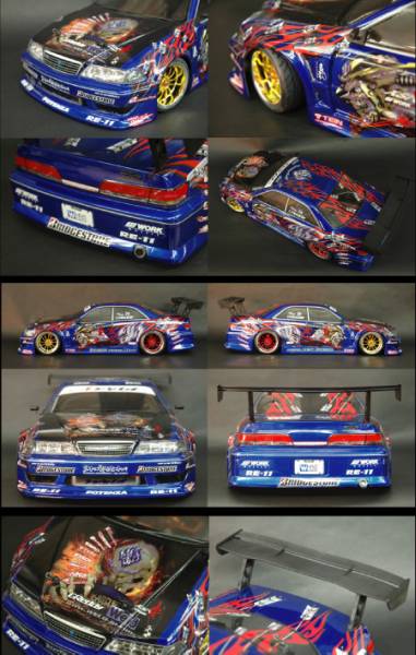 オーバードーズ製　overdose weld markII ラジコンボディ 新品☆ HPI WELD JZX100 ボディ オーバードーズ OD マーク2 OVER