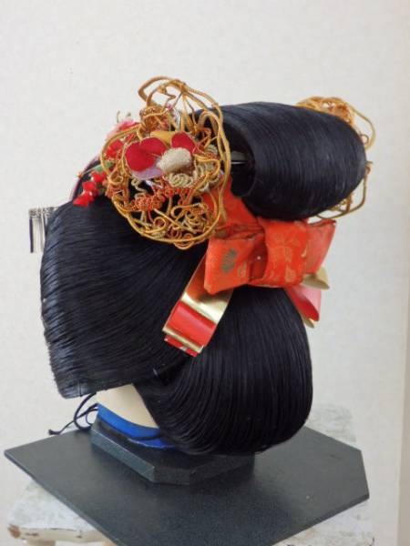 中古 日本髪かつら お姫様 吹輪 中古かんざし付き (かつら)｜売買され