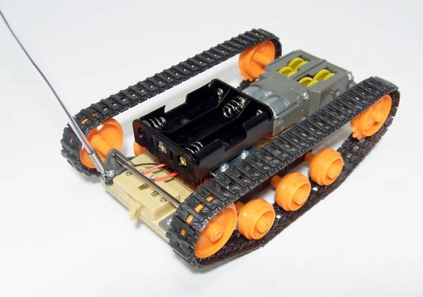 タミヤ 楽しい工作 ラジコン戦車 タンク工作基本セット改造品