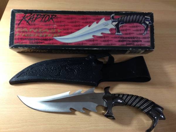 箱入り サバイバルナイフ Hibben Knives Mortal Kombat UC750(ハンティングナイフ、狩猟刀)｜売買された ...