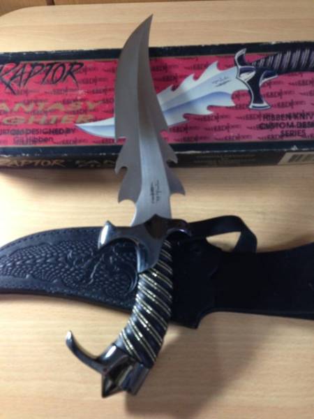 箱入り サバイバルナイフ Hibben Knives Mortal Kombat UC750(ハンティングナイフ、狩猟刀)｜売買された ...
