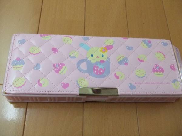 新品☆サンリオ☆ウサハナ 両面筆箱＋鉛筆4本セット】(ペンケース