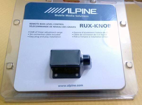 ALPINE アルパイン RUX-KNOB PDX-M6 PDX-M12 バスコントローラー