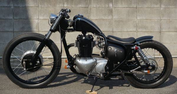 お話し中　カワサキ　エストレア250 レアなチョッパー仕様！ エストレア チョッパー 検 xs sr tw 250tr エストレヤ(126cc