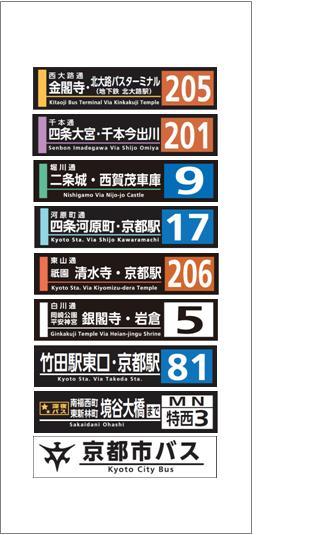 京都市バス方向幕タオル（新品・未開封）(廃品、放出品)｜売買された