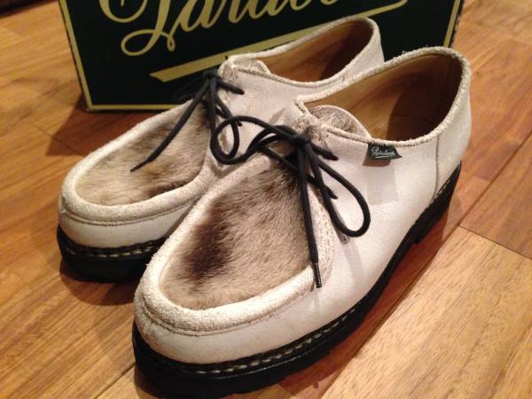 パラブーツ paraboots ミカエルフォック白 41.5 生産終了 レア