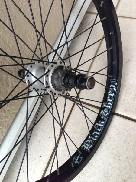 BMX 20インチ 中古 リアホイール 9T 振れナシ cultshadowfit(ホイール