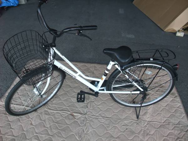 自転車 白 ＣＬＡＳＳＴＡＴＩＯＮ レジャー(26インチ～)｜売買された 