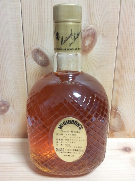 マックギボンズプレミアムリザーブ750ml.43%オールドボトル旧瓶