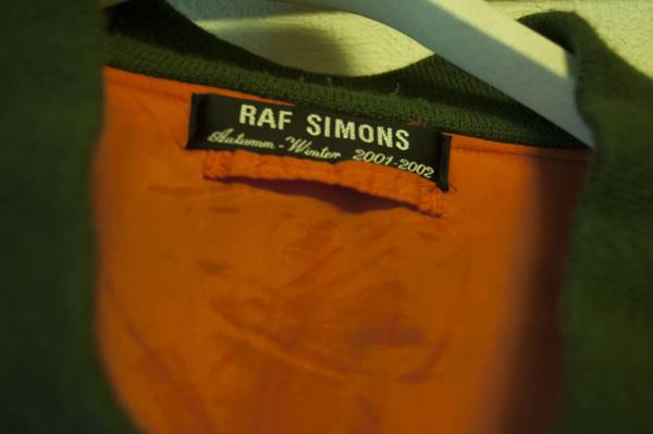 ラフシモンズ RAF SIMONS 迷彩MA-1 2001-2002AWパッチワーク加工 