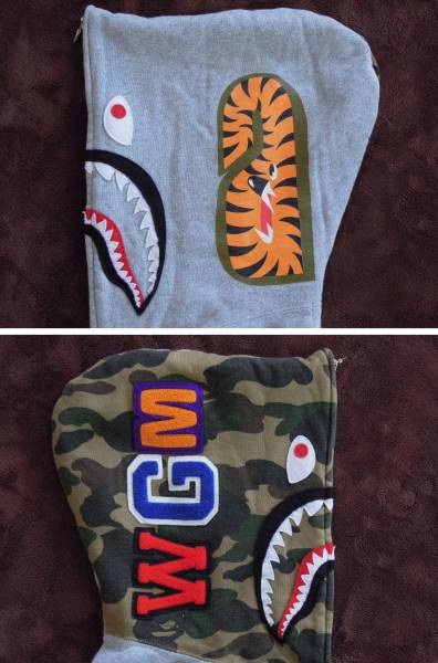 【激レア】A BATHING APE シャーク　パーカー　フランケンタグ　初期 激レアA BATHING APE シャーク パーカー フランケンタグ 初期公式