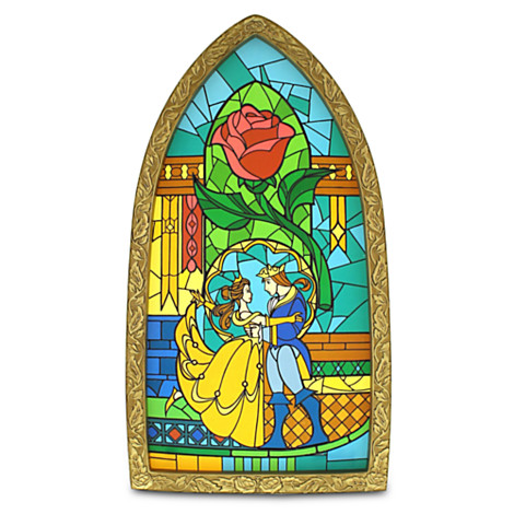 即完売○WDW限定○美女と野獣○ステンドグラス(ディズニー)｜売買され 
