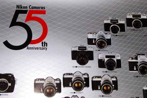 ☆超希少☆NIKON 55周年記念 DNAポスター ニコンカメラの歴史♪(ニコン 