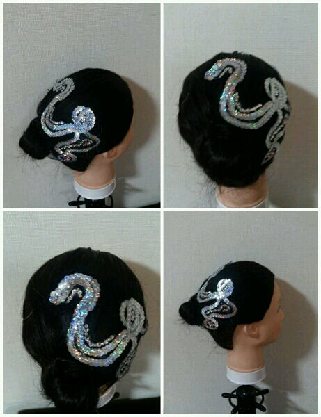 社交ダンス 髪飾り ヘアーピース ネット スパンコール石付き 社交ダンス 売買されたオークション情報 Yahooの商品情報をアーカイブ公開 オークファン Aucfan Com