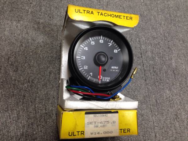 絶版 永井電子 ウルトラ 80パイ タコメーター 回転計 AE86 B110(追加 