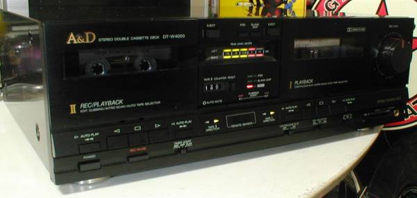A＆D ダブルカセットデッキ AKAI&DIATONE DT-W4000(一般)｜売買され