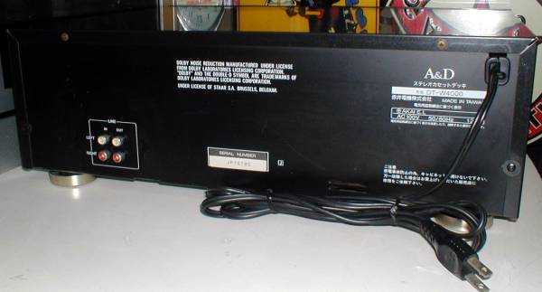 A＆D ダブルカセットデッキ AKAI&DIATONE DT-W4000(一般)｜売買され
