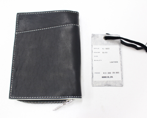 新品 ナンバーナイン NUMBER(N)INE USA レザー ウォレット 財布