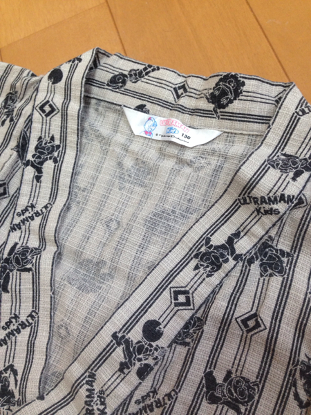 難有り ウルトラマン甚平 130 Uesdウルトラマンキッズ 130 125 134cm 売買されたオークション情報 Yahooの商品情報をアーカイブ公開 オークファン Aucfan Com