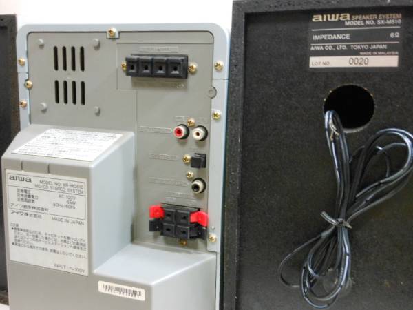 ○aiwa/CD・MDシステムコンポ○XR-MD510/SX-M510(MDコンポ)｜売買され