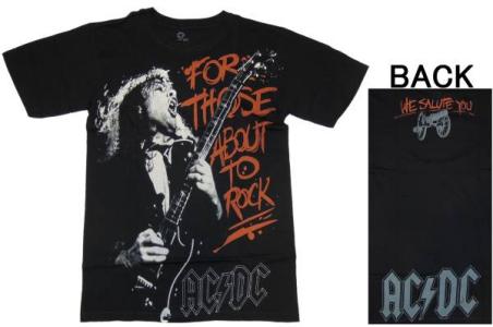 正規品Δ送料無料 ACDC THOSE ABOUT Tシャツ(S)