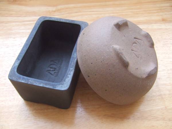 ADA 陶製ミニ・シリーズ 5個 ADA陶器ミニ・シリーズ 角型+足付椀型 廃盤品(魚類、水生生物