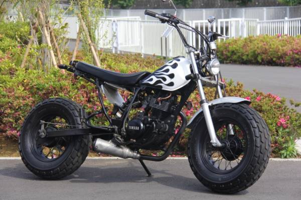 1円～ 横浜仕様 TW200 フロント太足 フルカスタム(126cc-250cc 