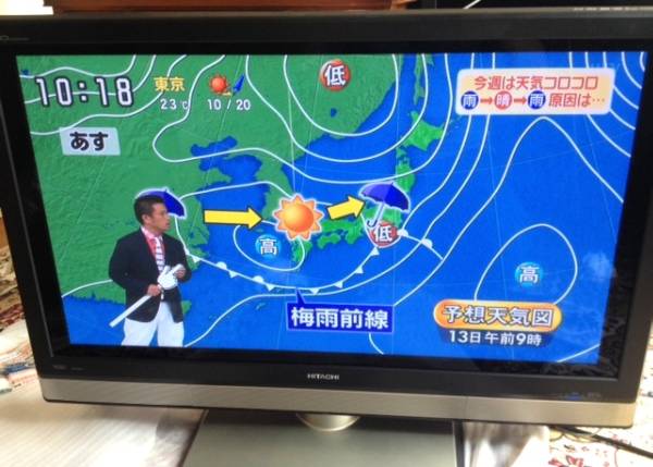 最上位3チューナー HDDレコーダー搭載】 37型 日立 wooo 液晶テレビの