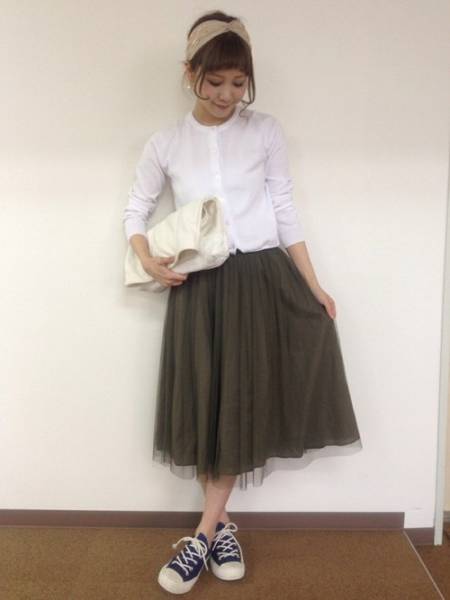 田中里奈着 Beams 上下セット チュールスカート コラボ Nomine フレアースカート ギャザースカート ロング 売買されたオークション情報 Yahooの商品情報をアーカイブ公開 オークファン Aucfan Com