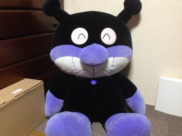 バイキンマン 超特大130cmぬいぐるみ ばいきんまん やなせたかし