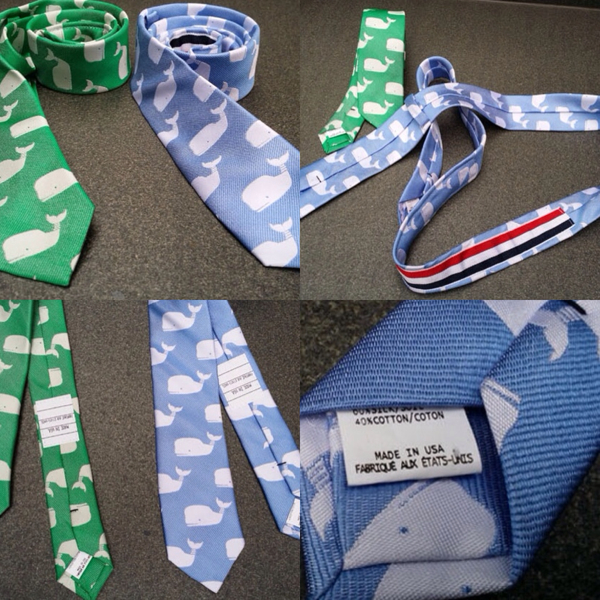 Thom Browne(トムブラウン) Whale Tie、クジラのネクタイ、GD(トム