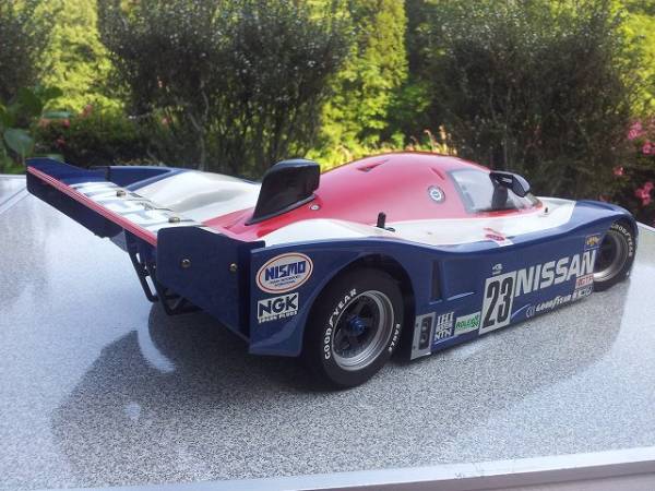 レ*オ様 中古　タミヤ　RC Ｃカー　ニッサン　R91CP ボディー付き 再生産】1/10 電動RC組立キット ニッサンR91CP（92デイトナ優勝車