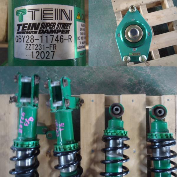 テイン 車高調 ネジ式 セリカ Zzt231 減衰力調整 キャンバー調整 サスペンションキット 一式 売買されたオークション情報 Yahooの商品情報をアーカイブ公開 オークファン Aucfan Com