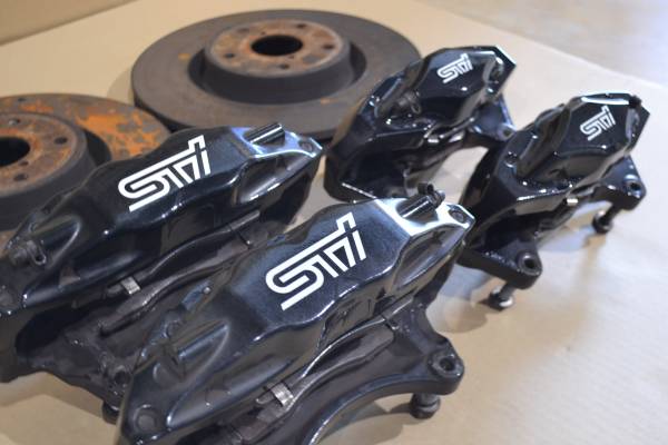 希少☆美品 GRB インプレッサ WRX STI 純正 ブレンボキャリパー