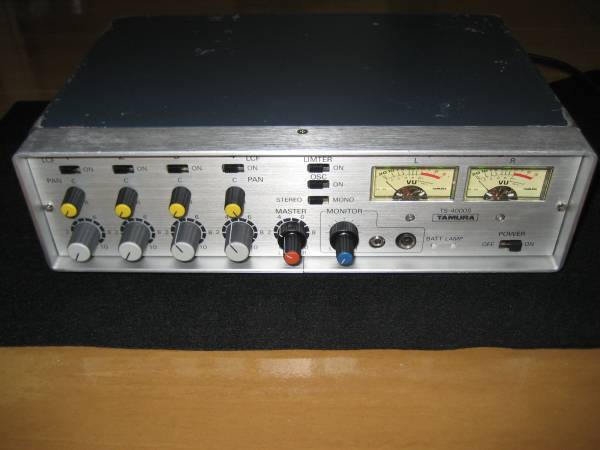 TAMURA TS-4000S 4ch ポータブルミキサー 通電確認のみ☆ タムラ ミキサー TAMURA TS-4000S 中古(ミキサー)｜売買された