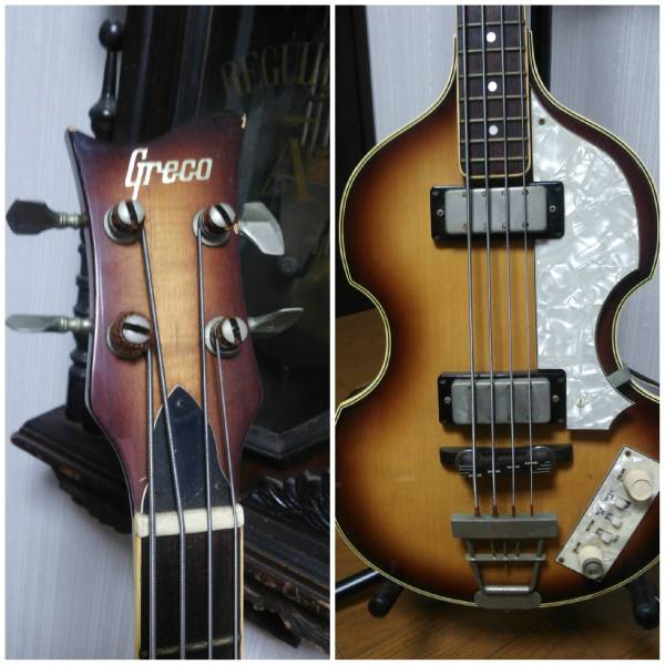 1982年12月製造 グレコ バイオリンベース専用ハードケース付き