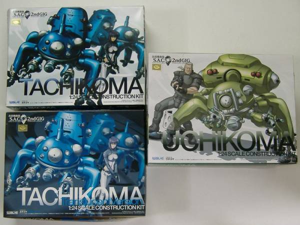 WAVE 1/24 攻殻機動隊S.A.C. 2nd GIG タチコマ ウチコマ セット
