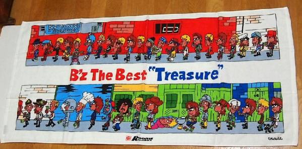 【非売品】B'z THE Best Treasure バスタオル 新品】B'z The Best Treasure バスタオル(B'z)｜売買された