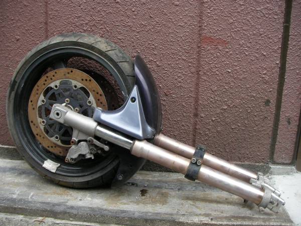 ZXR400倒立フロントフォークホイールステムゼファーGPZ400900R