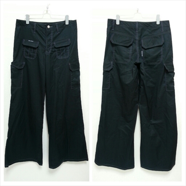白金BODY BUTTER ボディーバター 美品 ワイドカーゴパンツ M 綿(M  