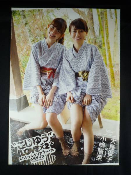 AKB48 大島優子 小嶋陽菜 ビキニ クリアファイル 新品未開封(大島優子