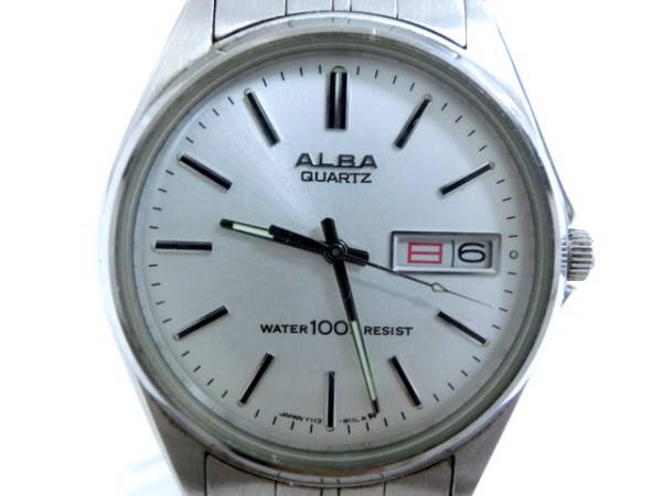 1円 セイコー アルバ メンズ腕時計 100m Y113 8100 クオーツ アルバ 売買されたオークション情報 Yahooの商品情報をアーカイブ公開 オークファン Aucfan Com