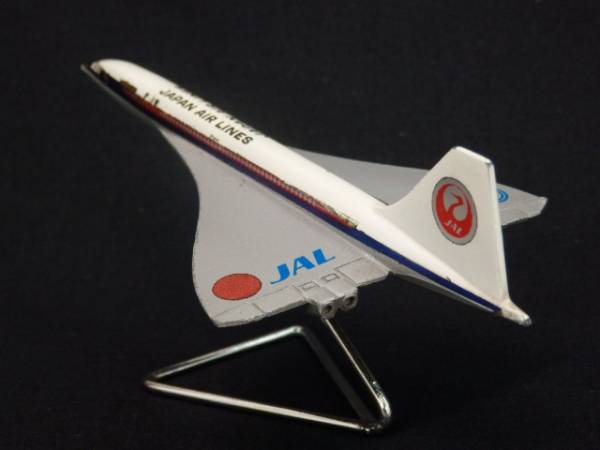 日本航空 幻のコンコルド JAL IC70 記念模型 金属置物(民間