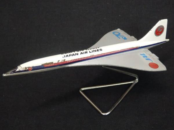 JAL 幻のコンコルド 金属模型 CONCORDE 希少】JAL CONCORDE 日航