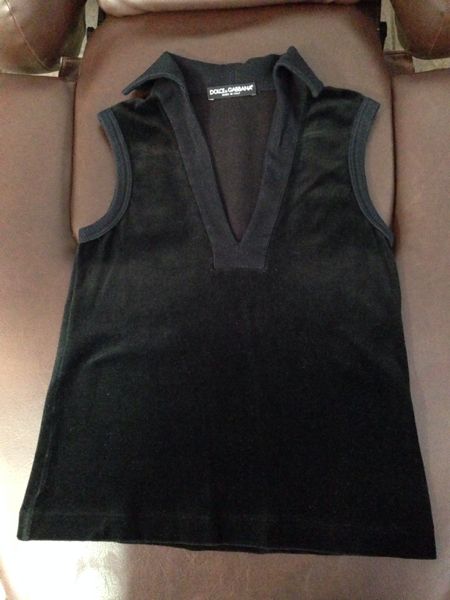 DOLCE&GABBANA ドルガバ Vネック ノースリーブ レディース 美品