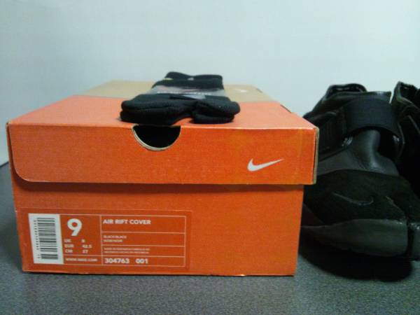 エアリフト レザー 黒 ブラック 革 ハラコ NIKE AIR RIFT レア(27.0cm 