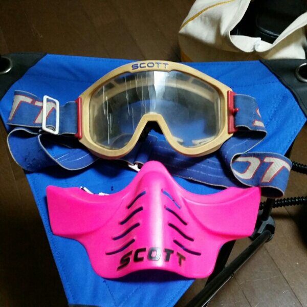 スコット SCOTT オフロード フェイスガード 検）ビンテージ