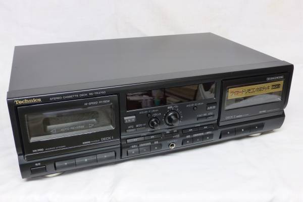 テクニクス RS-TR4750 業務用ダブルカセットデッキ 動作品(一般)｜売買