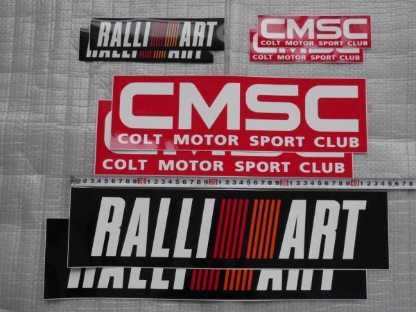 ラリーアート ステッカー4枚 Cmsc ステッカー4枚 三菱 売買されたオークション情報 Yahooの商品情報をアーカイブ公開 オークファン Aucfan Com